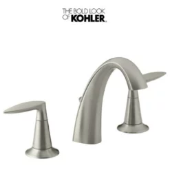 Kohler Alteo Widespread Bathroom Faucet With Ultra-Glide Valve Technology - Free Metal Pop-Up Drain Assembly With Purchase
