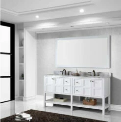 Royal Daytona 60 Inch White Double Sink Bathroom Vanity -Royal Sales Store DTN 1 19798.1657569700