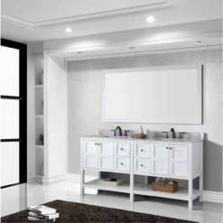 Royal Daytona 72" White Double Sink Bathroom Vanity 9 Royal Daytona 72" White Double Sink Bathroom Vanity -Royal Sales Store DTN 2 93629.1657570081