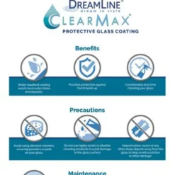DreamLine Unidoor-LS 72" High X 30" Wide Hinged Frameless Shower Door With Clear Glass 30 DreamLine Unidoor-LS 72" High X 30" Wide Hinged Frameless Shower Door With Clear Glass -Royal Sales Store Dline 2.5 16921.1653145124
