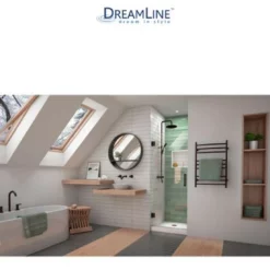 DreamLine Unidoor-LS 72" High X 30" Wide Hinged Frameless Shower Door With Clear Glass 24 DreamLine Unidoor-LS 72" High X 30" Wide Hinged Frameless Shower Door With Clear Glass -Royal Sales Store Dline 2.9 76813.1653145124