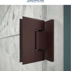 DreamLine Unidoor 72" High X 30" Wide Hinged Frameless Shower Door With Clear Glass -Royal Sales Store Dline 3.11 03767.1653146960