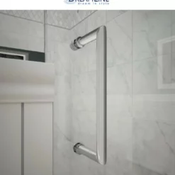 DreamLine Unidoor 72" High X 30" Wide Hinged Frameless Shower Door With Clear Glass -Royal Sales Store Dline 3.5 47643.1653146960