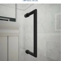 DreamLine Unidoor 72" High X 30" Wide Hinged Frameless Shower Door With Clear Glass -Royal Sales Store Dline 3.8 22094.1653146960