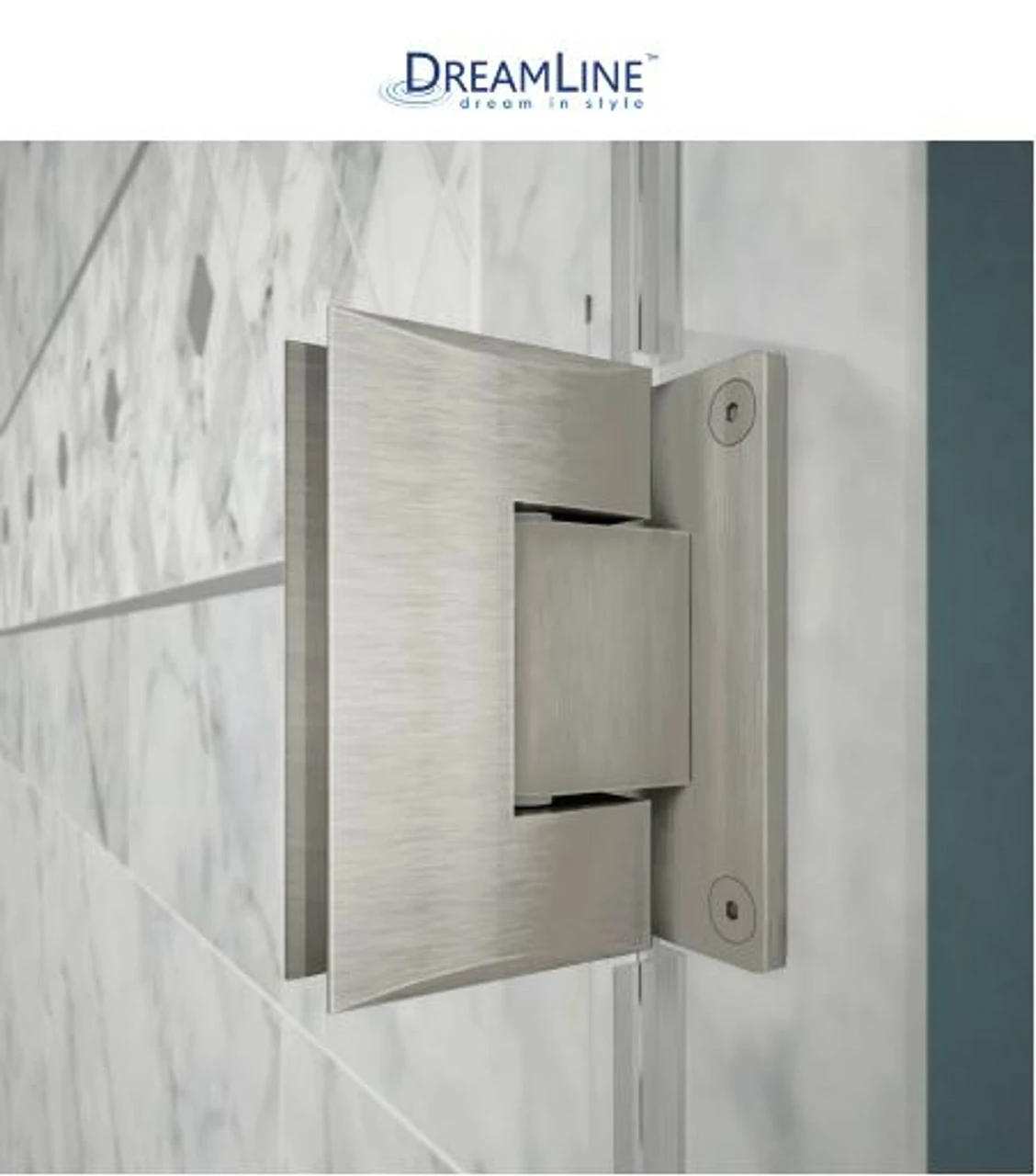 DreamLine Unidoor 72" High X 30" Wide Hinged Frameless Shower Door With Clear Glass (2) 10 DreamLine Unidoor 72" High X 30" Wide Hinged Frameless Shower Door With Clear Glass (2) - Image 8