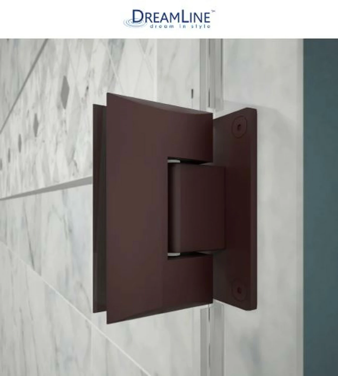 DreamLine Unidoor 72" High X 30" Wide Hinged Frameless Shower Door With Clear Glass (2) 9 DreamLine Unidoor 72" High X 30" Wide Hinged Frameless Shower Door With Clear Glass (2) - Image 7