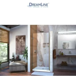 DreamLine Unidoor 72" High X 30" Wide Hinged Frameless Shower Door With Clear Glass (2) 23 DreamLine Unidoor 72" High X 30" Wide Hinged Frameless Shower Door With Clear Glass (2) -Royal Sales Store Dline 4.2 33579.1653148186