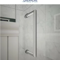 DreamLine Unidoor 72" High X 30" Wide Hinged Frameless Shower Door With Clear Glass (2) 32 DreamLine Unidoor 72" High X 30" Wide Hinged Frameless Shower Door With Clear Glass (2) -Royal Sales Store Dline 4.5 48964.1653148186