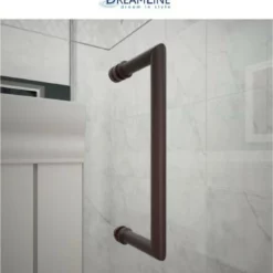 DreamLine Unidoor-X 72" High X 31" Wide Hinged Frameless Shower Door With Clear Glass -Royal Sales Store Dline 5.16 91475.1653155908