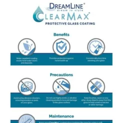 DreamLine Unidoor-X 72" High X 31" Wide Hinged Frameless Shower Door With Clear Glass -Royal Sales Store Dline 5.19 10113.1653155909