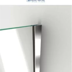 DreamLine Unidoor-X 72" High X 31" Wide Hinged Frameless Shower Door With Clear Glass -Royal Sales Store Dline 5.6 28097.1653155908