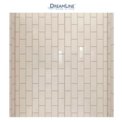 DreamLine QWALL-VS 32 - 36" W X 41" D X 76" H Acrylic Backwall Shower Kit (2) -Royal Sales Store Dreamline 15.6 08797.1652906394