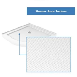 DreamLine Prime 33" Wide X 76 3/4" High Semi-Frameless Clear Glass Sliding Shower Enclosure - Includes Shower Base -Royal Sales Store Dreamline 19.11 49542.1653337242