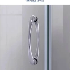 DreamLine Prime 33" Wide X 76 3/4" High Semi-Frameless Clear Glass Sliding Shower Enclosure - Includes Shower Base -Royal Sales Store Dreamline 19.19 73664.1653337242