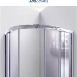 DreamLine Prime 33" Wide X 76 3/4" High Semi-Frameless Clear Glass Sliding Shower Enclosure - Includes Shower Base -Royal Sales Store Dreamline 19.5 76387.1653337242