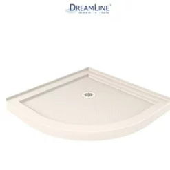 DreamLine Prime 36" Wide X 74 3/4" High Semi-Frameless Frosted Glass Sliding Shower Enclosure - Includes Shower Base -Royal Sales Store Dreamline 21.2 55290.1653338198