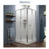DreamLine Cornerview 74-3/4" High X 36" Wide Corner Shower Module -Royal Sales Store Dreamline 4 Chrome 18684.1651510623