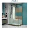 DreamLine Enigma-X 76" High X 49" Wide X 34-1/2" Deep Sliding Frameless Shower Enclosure With Clear Glass 2 DreamLine Enigma-X 76" High X 49" Wide X 34-1/2" Deep Sliding Frameless Shower Enclosure With Clear Glass -Royal Sales Store Dreamline 8 Brushed SS 28434.1651516682