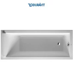 Duravit Starck 67" Drop In Acrylic Soaking Tub With Right Drain And Overflow