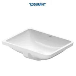 Duravit Starck 3 20-7/8" Rectangular Ceramic Undermount Bathroom Sink With Overflow
