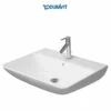 Duravit ME By Starck 25-5/8" Rectangular Ceramic Wall Mounted Bathroom Sink With Overflow And Single Faucet Hole -Royal Sales Store Duravit 9 31521.1652130216