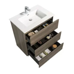 Royal Pavia Maple Grey 30" Wall Mounted Bathroom Vanity -Royal Sales Store Edison 1.4 30431.1661360457