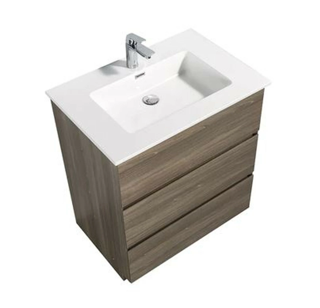 Royal Pavia Maple Grey 42" Wall Mounted Bathroom Vanity 5 Royal Pavia Maple Grey 42" Wall Mounted Bathroom Vanity - Image 3