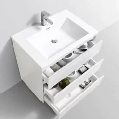 Royal Pavia White 30" Wall Mounted Bathroom Vanity -Royal Sales Store Edison 7.3 55473.1661366078