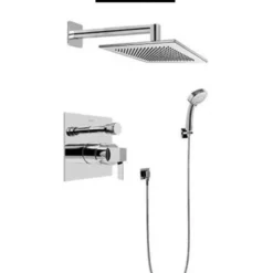 Graff Qubic Tre Pressure Balanced Shower Trim With Metal Lever Handle