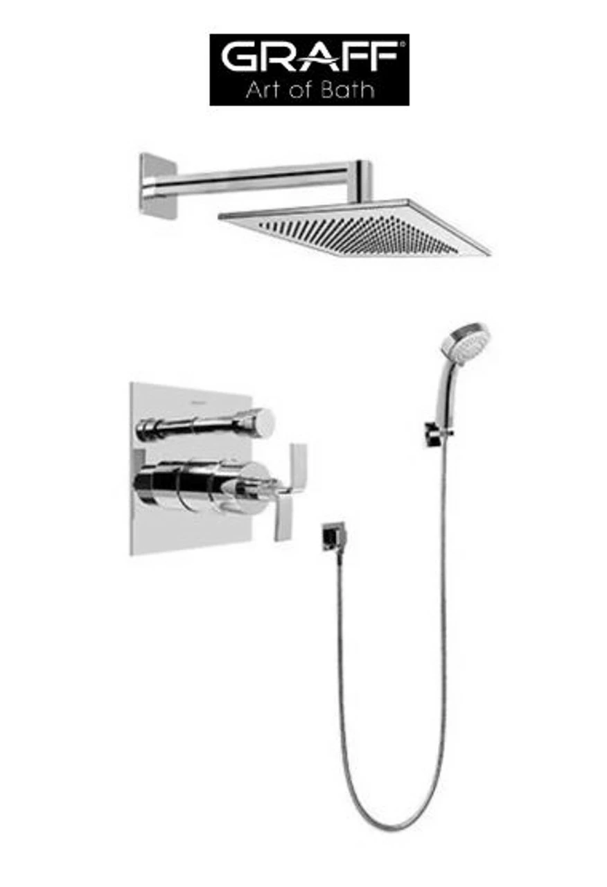 Graff Immersion Pressure Balanced Shower With Metal Lever Handle 3 Graff Immersion Pressure Balanced Shower With Metal Lever Handle
