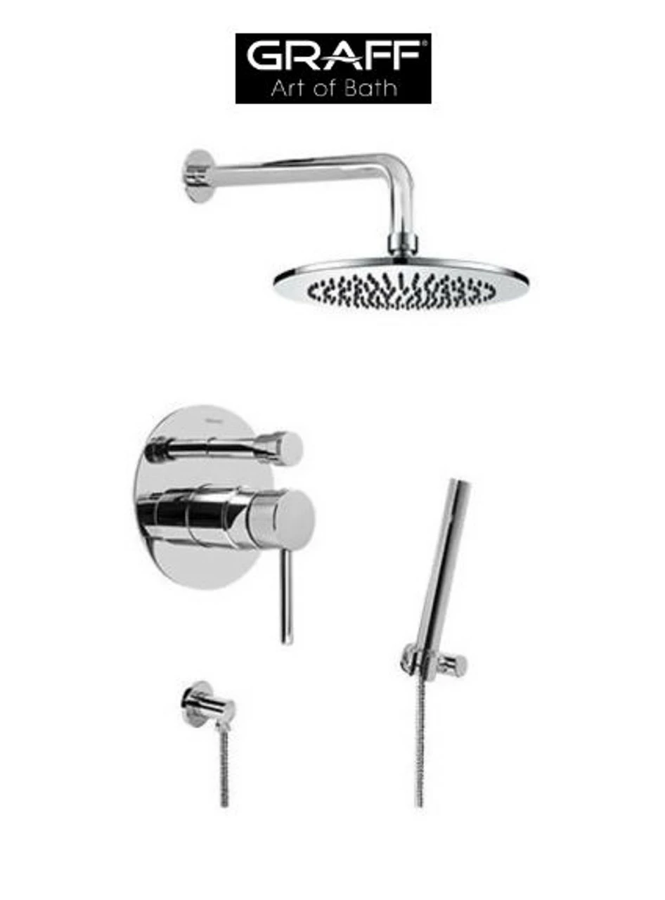 Graff Pressure Balanced Shower Trim With Metal Lever Handle 3 Graff Pressure Balanced Shower Trim With Metal Lever Handle