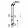 Graff Qubic Tre Thermostatic Shower System With Metal Lever Handles, Rainshower Head, Hand Shower, Diverter And Bodysprays -Royal Sales Store GFF 20 07904.1656431165