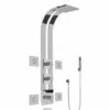 Graff Qubic Thermostatic Shower System Trim With Metal Lever Handles, Rainshower Head, Hand Shower, Diverter And Bodysprays -Royal Sales Store GFF 22 26628.1656433501