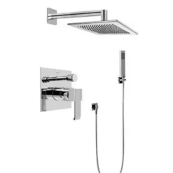 Graff Qubic Pressure Balanced Shower Trim With Metal Lever Handle
