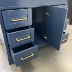 Royal Glades 46" Bathroom Vanity With Center Sink -Royal Sales Store Glades 36 Blue 2 53429.1615820057