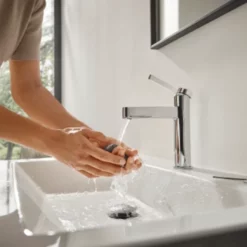 Hansgrohe Finoris 1.2 GPM Single-Hole Faucet 100 With Pop-Up Drain -Royal Sales Store HANS FIN 1.6 21589.1675352256