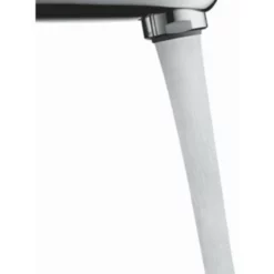 Hansgrohe Logis Single Hole Bathroom Faucet With EcoRight, ComfortZone, And Air Power Technologies - Drain Assembly Included -Royal Sales Store HG 15.4 54422.1654193549