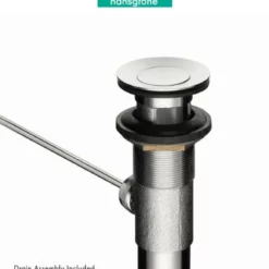 Hansgrohe Metropol 1.2 (GPM) Widespread Bathroom Faucet Includes Pop-Up Drain - Limited Lifetime Warranty -Royal Sales Store HG 15.5 98245.1654201381