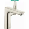 Hansgrohe Talis E 1.2 GPM Single Hole Bathroom Faucet With QuickClean, ComfortZone And EcoRight Technology - Includes Metal Pop-Up Drain Assembly (2)
