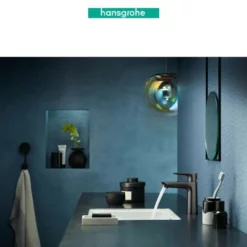 Hansgrohe Talis E 1.2 GPM Single Hole Bathroom Faucet With QuickClean, ComfortZone And EcoRight Technology - Includes Metal Pop-Up Drain Assembly -Royal Sales Store HG 4.3 33774.1654112025