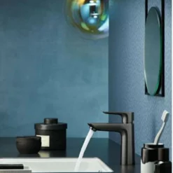 Hansgrohe Talis E 1.2 GPM Single Hole Bathroom Faucet With QuickClean, ComfortZone And EcoRight Technology - Includes Metal Pop-Up Drain Assembly -Royal Sales Store HG 4.4 56416.1654112025