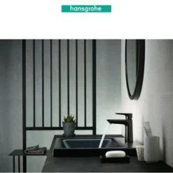 Hansgrohe Talis E 1.2 GPM Single Hole Bathroom Faucet With QuickClean, ComfortZone And EcoRight Technology - Includes Metal Pop-Up Drain Assembly -Royal Sales Store HG 4.5 52262.1654112025