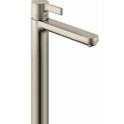 Hansgrohe Metris S 1.2 GPM Single Hole Bathroom Faucet With EcoRight, Quick Clean, And ComfortZone Technologies - Drain Assembly Included (2)