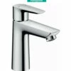 Hansgrohe Talis E 1.2 GPM Single Hole Bathroom Faucet With QuickClean, ComfortZone And EcoRight Technology - Includes Metal Pop-Up Drain Assembly