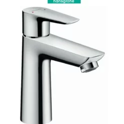 Hansgrohe Talis E 1.2 GPM Single Hole Bathroom Faucet With QuickClean, ComfortZone And EcoRight Technology - Includes Metal Pop-Up Drain Assembly
