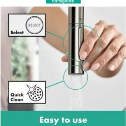 Hansgrohe Talis N 1.75 GPM Pull Down Kitchen Faucet HighArc A-Style Spout With Magnetic Docking & Toggle Spray Diverter - Limited Lifetime Warranty -Royal Sales Store HG 5.2 43001.1654112580