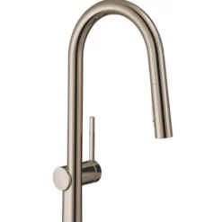 Hansgrohe Talis N 1.75 GPM Pull Down Kitchen Faucet HighArc A-Style Spout With Magnetic Docking & Toggle Spray Diverter - Limited Lifetime Warranty