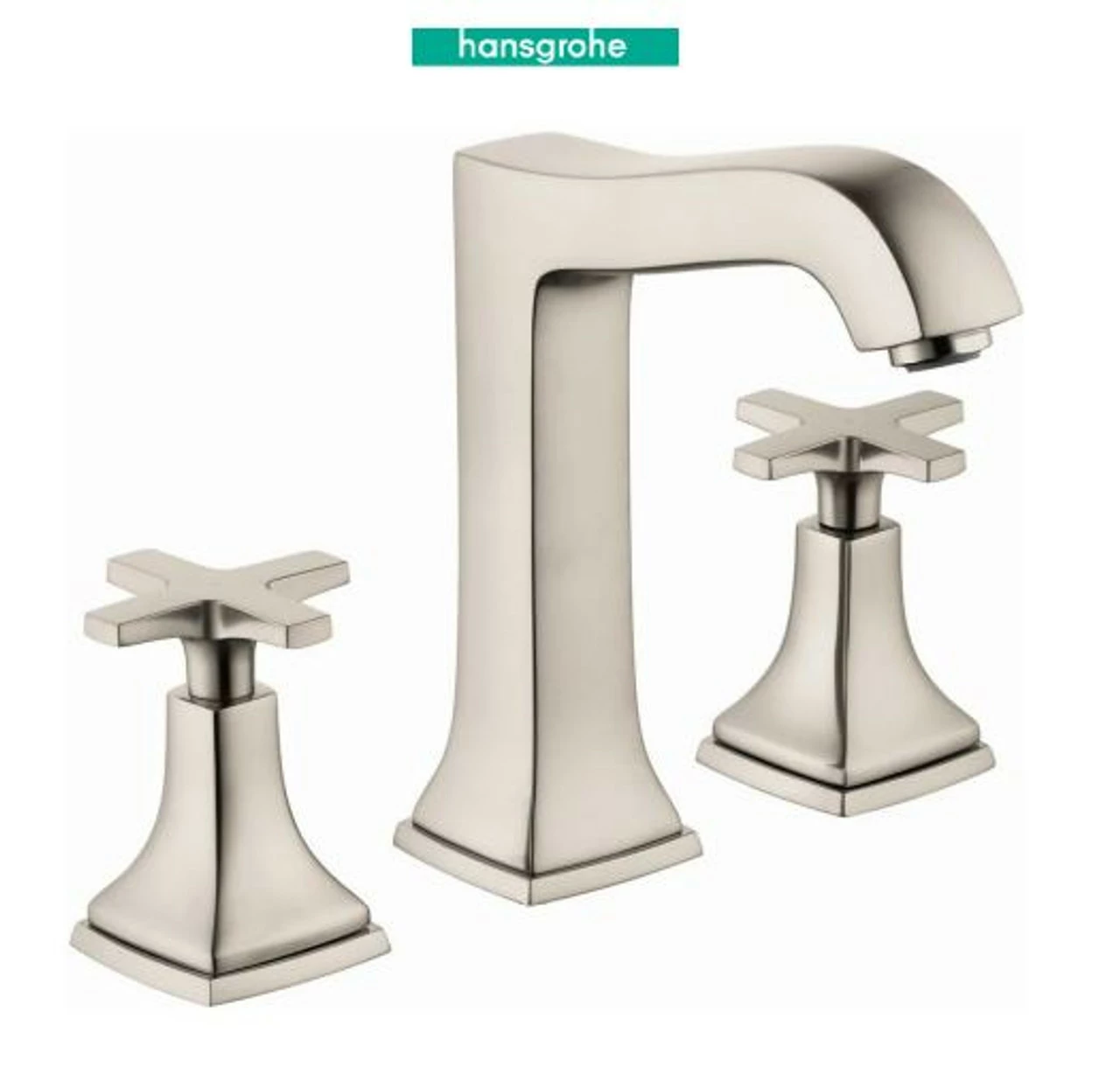 Hansgrohe Metropol Classic 1.2 GPM Widespread Bathroom Faucet With Pop-Up Drain Assembly 3 Hansgrohe Metropol Classic 1.2 GPM Widespread Bathroom Faucet With Pop-Up Drain Assembly
