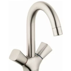 Hansgrohe Logis 1.2 GPM Single Hole Bathroom Faucet With EcoRight And ComfortZone Technologies - Drain Assembly Included