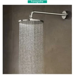 Hansgrohe Raindance S Thermostatic Shower System With Shower Head, Hand Shower, Shower Arm, Hose, And Valve Trim -Royal Sales Store Hansgrohe 11.2 54476.1651768612